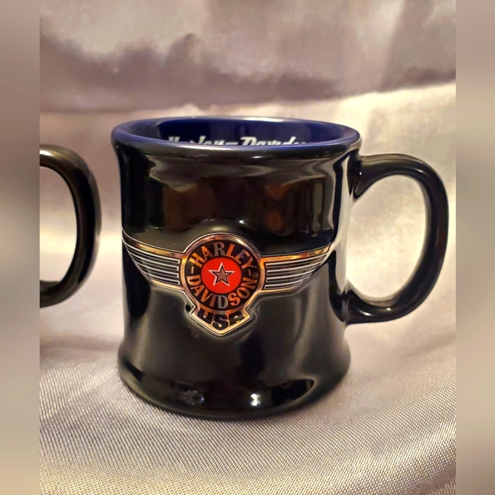 Harley-Davison Mini Shot Glass Mugs NWOT - Picture 3 of 4